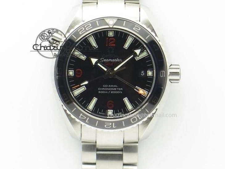 0522 AllSeason Planet Ocean 43.5mm SS VSF 1:1 Best Edition Gray Bezel Gray Dial on Black Rubber Strap A8900 Super Clone 7712